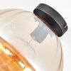 Koyoto Deckenleuchte Glas 30 cm Bernsteinfarben, Klar, 1-flammig