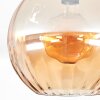 Koyoto Deckenleuchte Glas 30 cm Bernsteinfarben, 1-flammig