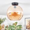 Koyoto Deckenleuchte Glas 30 cm Bernsteinfarben, 1-flammig