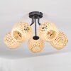 Basto Deckenleuchte 15 cm Naturfarben, 5-flammig