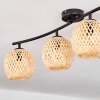 Basto Deckenleuchte 15 cm Naturfarben, 4-flammig