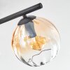Koyoto Deckenleuchte Glas 15 cm Bernsteinfarben, Klar, 4-flammig