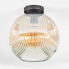 Ripoll Deckenleuchte Glas 30 cm Bernsteinfarben, Klar, 1-flammig