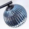 Chehalis Deckenleuchte Glas 15 cm Blau, Grün, Kupferfarben, 3-flammig