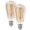 LED E27 2er Set 5 Watt 2700 Kelvin 600 Lumen