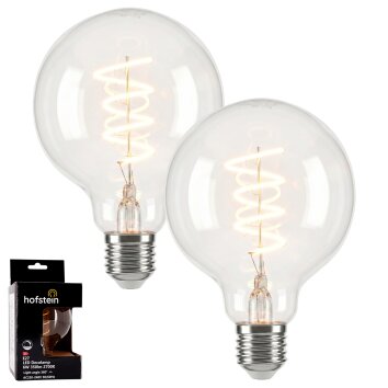 LED E27 2er Set 6 Watt 2700 Kelvin 350 Lumen
