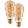 LED E27 2er Set 6 Watt 2200 Kelvin 320 Lumen