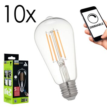 LED E27 10er Set 6 Watt 2700 Kelvin 806 Lumen