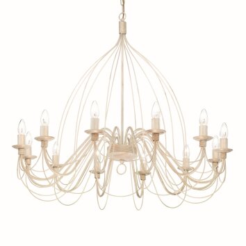 Ideal Lux CORTE Kronleuchter Weiß, 12-flammig