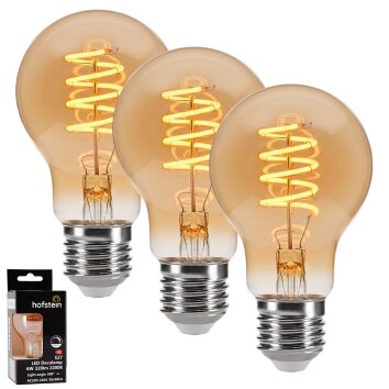 LED E27 3er Set 6 Watt 2200 Kelvin 320 Lumen