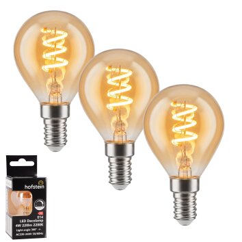 LED E14 3er Set 4 Watt 2200 Kelvin 220 Lumen