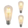 LED E27 3er Set 6 Watt 3000 Kelvin 800 Lumen