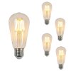 LED E27 5er Set 6 Watt 3000 Kelvin 800 Lumen