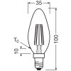 LED E14 2,2 Watt 2700 Kelvin 470 Lumen