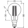 LED E14 2,2 Watt 2700 Kelvin 470 Lumen