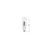 OSRAM LED Classic E14 2,9 Watt 470 Lumen 2700 Kelvin
