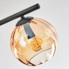 Koyoto Deckenleuchte Glas 15 cm Bernsteinfarben, Klar, Rauchfarben, 4-flammig