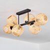 Basto Deckenleuchte 15 cm Naturfarben, 6-flammig