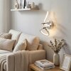 Lunor Wandleuchte LED Chrom, 1-flammig