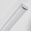 Lunor Wandleuchte 2-er Set LED Chrom, 1-flammig