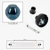 Ripoll Deckenleuchte Glas 20 cm Blau, 1-flammig
