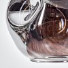 Ripoll Hängeleuchte Glas 20 cm Rauchfarben, 1-flammig