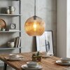 Koyoto Hängeleuchte Glas 30 cm Bernsteinfarben, 1-flammig