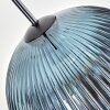 Koyoto Hängeleuchte Glas 25 cm Blau, 1-flammig