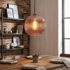 Koyoto Hängeleuchte Glas 30 cm Kupferfarben, 1-flammig