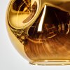 Ripoll Hängeleuchte Glas 20 cm Gold, 1-flammig