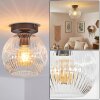 Ripoll Deckenleuchte Glas 20 cm Klar, 1-flammig