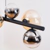 Chehalis Pendelleuchte Glas 10 cm, 12 cm, 15 cm Bernsteinfarben, Klar, Rauchfarben, 8-flammig
