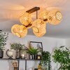 Basto Deckenleuchte 15 cm Naturfarben, 8-flammig