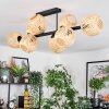 Basto Deckenleuchte 15 cm Naturfarben, 8-flammig