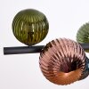 Chehalis Pendelleuchte Glas 10 cm, 12 cm, 15 cm Blau, Grün, Kupferfarben, 8-flammig