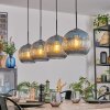 Koyoto Hängeleuchte Glas 25 cm Blau, 4-flammig