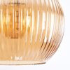 Koyoto Hängeleuchte Glas 25 cm Bernsteinfarben, 4-flammig