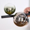Chehalis Pendelleuchte Glas 10 cm, 12 cm, 15 cm Blau, Chrom, Grün, Klar, Kupferfarben, Rauchfarben, 8-flammig