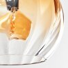 Koyoto Deckenleuchte Glas 15 cm Bernsteinfarben, Klar, Rauchfarben, 4-flammig