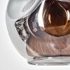 Ripoll Hängeleuchte Glas 25 cm Rauchfarben, 1-flammig