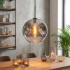 Ripoll Hängeleuchte Glas 30 cm Klar, Rauchfarben, 1-flammig