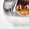 Ripoll Hängeleuchte Glas 30 cm Klar, Rauchfarben, 1-flammig