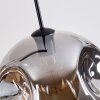 Ripoll Hängeleuchte Glas 30 cm Bernsteinfarben, Klar, Rauchfarben, 4-flammig