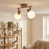 Lumox Deckenleuchte Beige, Schwarz, 2-flammig