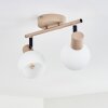 Lumox Deckenleuchte Beige, Schwarz, 2-flammig