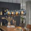 Ripoll Hängeleuchte Glas 25 cm Blau, 4-flammig