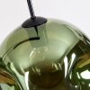 Ripoll Hängeleuchte Glas 25 cm Grün, 4-flammig