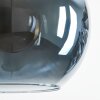 Koyoto Hängeleuchte Glas 25 cm Blau, 4-flammig