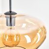 Mertola Hängeleuchte Glas 35 cm Bernsteinfarben, 1-flammig