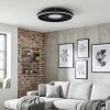 Halor Deckenleuchte LED Schwarz, 1-flammig